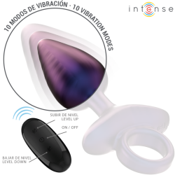 Intense - Michael Plug Anal Vibrant Modèle 2 Télécommande